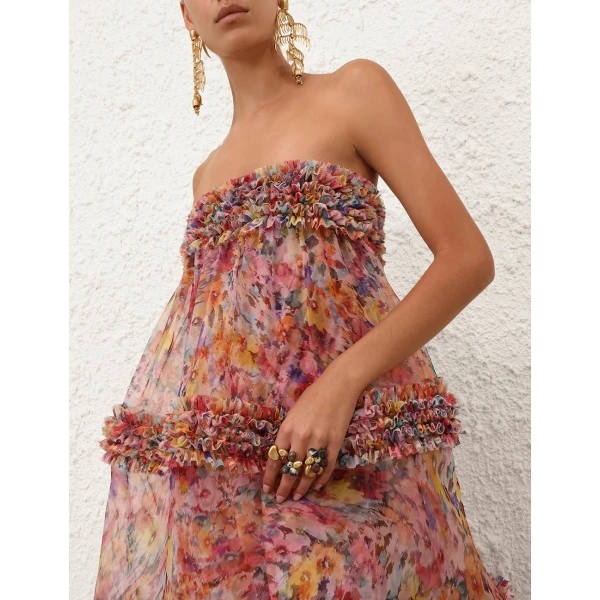 Elevate your elegance in this Zimmermann Dresses available now at Luxury Shoes 