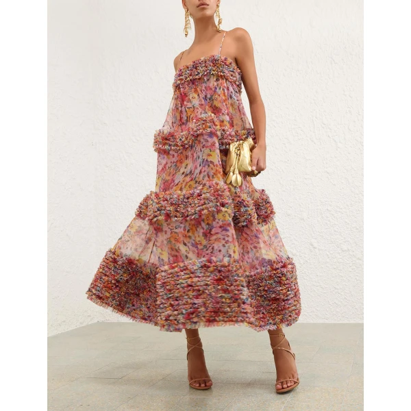 Elevate your elegance in this Zimmermann Dresses available now at Luxury Shoes 
