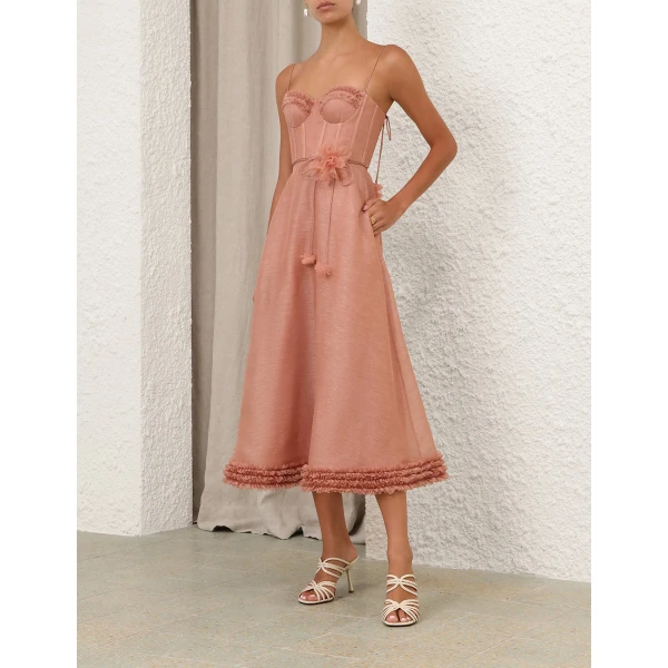 Elevate your elegance in this Zimmermann Dresses available now at Luxury Shoes 