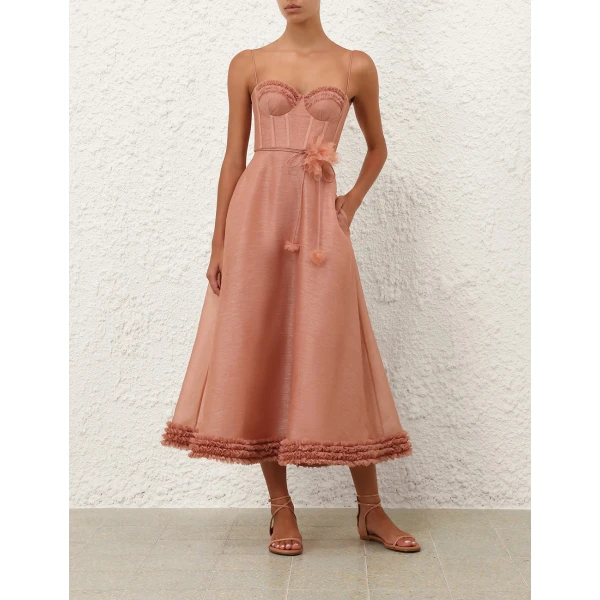 Elevate your elegance in this Zimmermann Dresses available now at Luxury Shoes 