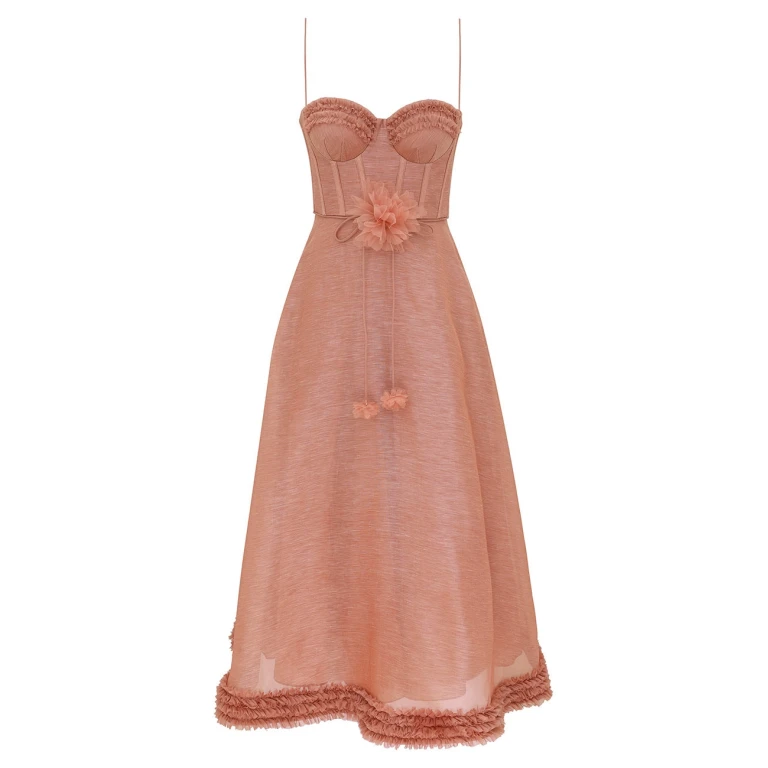 Elevate your elegance in this Zimmermann Dresses available now at Luxury Shoes 