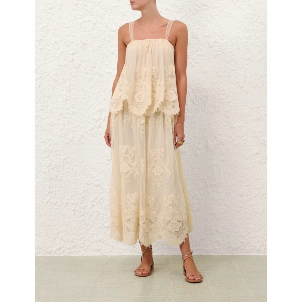 Elevate your elegance in this Zimmermann Dresses available now at Luxury Shoes 