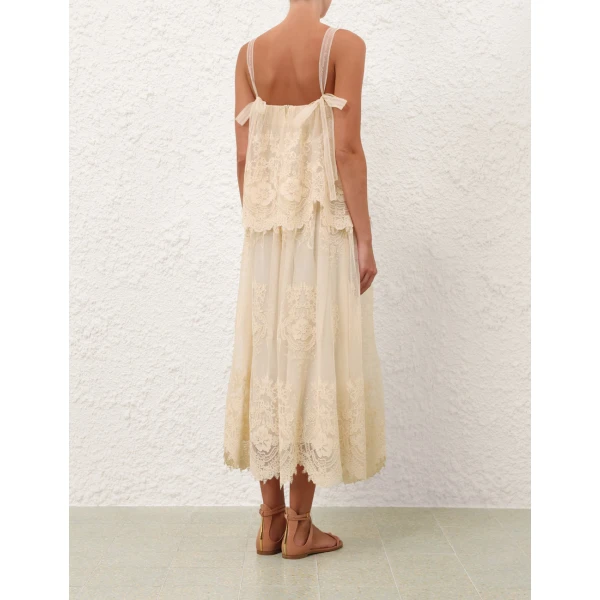Elevate your elegance in this Zimmermann Dresses available now at Luxury Shoes 