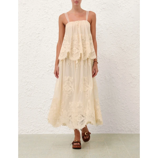 Elevate your elegance in this Zimmermann Dresses available now at Luxury Shoes 