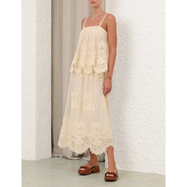 Elevate your elegance in this Zimmermann Dresses available now at Luxury Shoes 