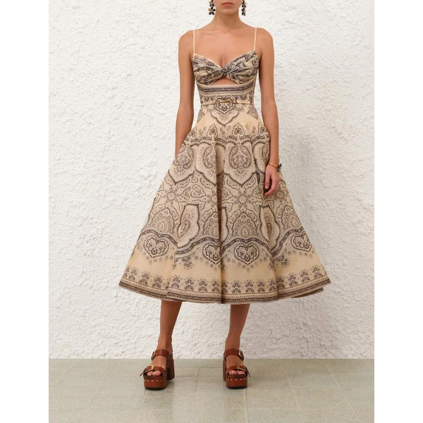Elevate your elegance in this Zimmermann Dresses available now at Luxury Shoes 