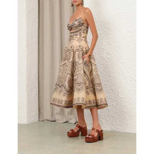 Elevate your elegance in this Zimmermann Dresses available now at Luxury Shoes 
