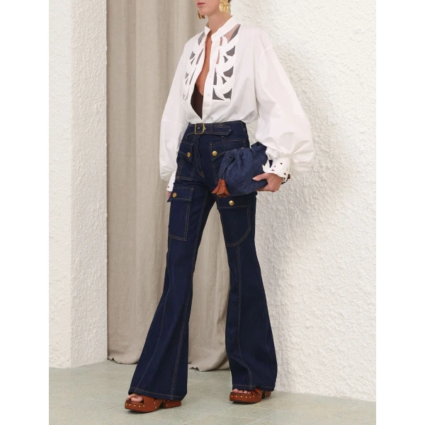 Elevate your elegance in this Zimmermann Pants available now at Luxury Shoes 