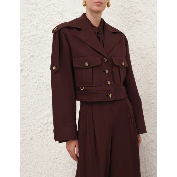 Elevate your elegance in this Zimmermann Jackets available now at Luxury Shoes 
