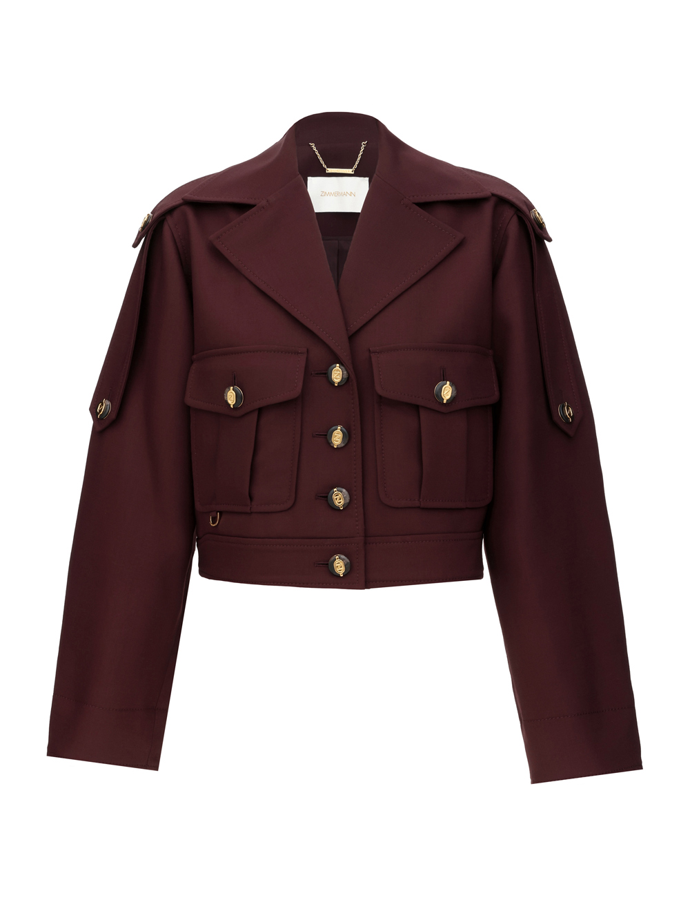 Zimmermann Luna Wool Cargo Jacket