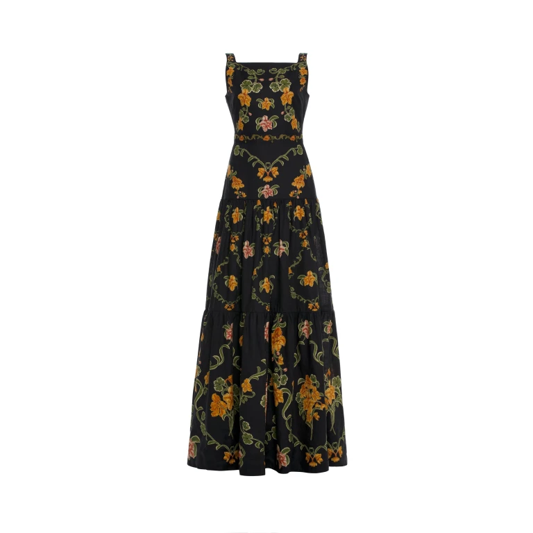 Agua by Agua Bendita Abeja Cordillera Maxi Dress - Agua By Agua Bendita Dresses - Artisanal Colombian Resort Wear at Luxury Shoes 