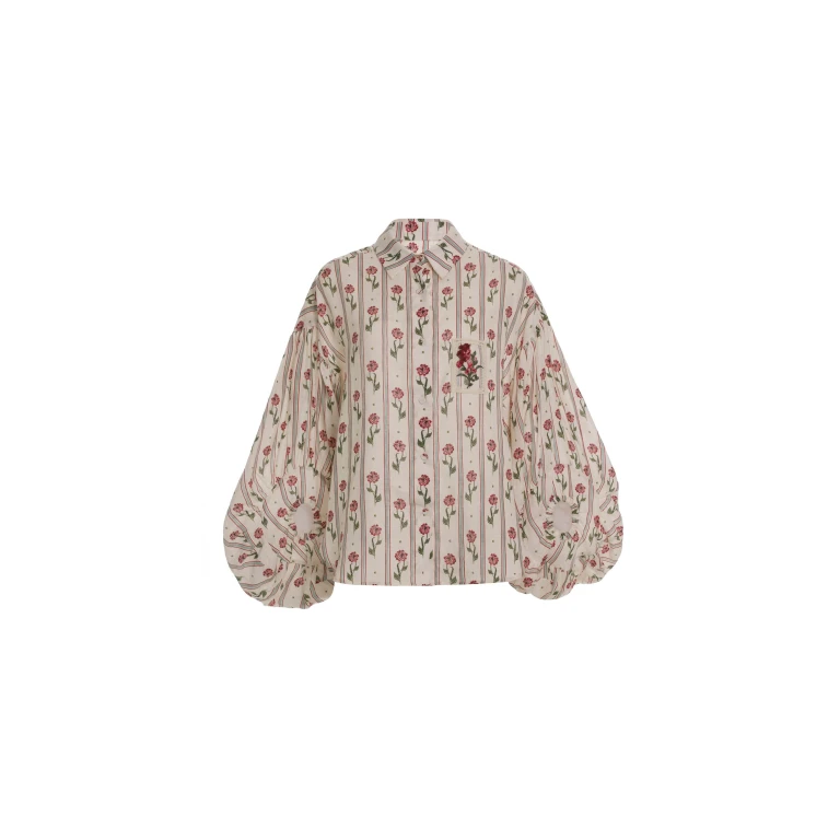 Agua by Agua Bendita Agar Quebrada Blouse - Agua By Agua Bendita Tops - Artisanal Colombian Resort Wear at Luxury Shoes 