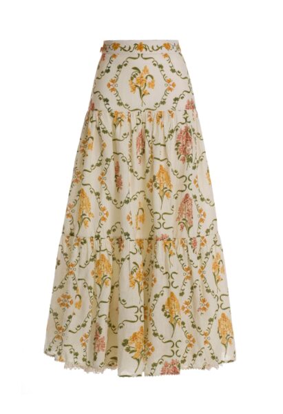 Agua by Agua Bendita Anis Cordillera Maxi Skirt - Agua By Agua Bendita Skirts - Artisanal Colombian Resort Wear at Luxury Shoes 