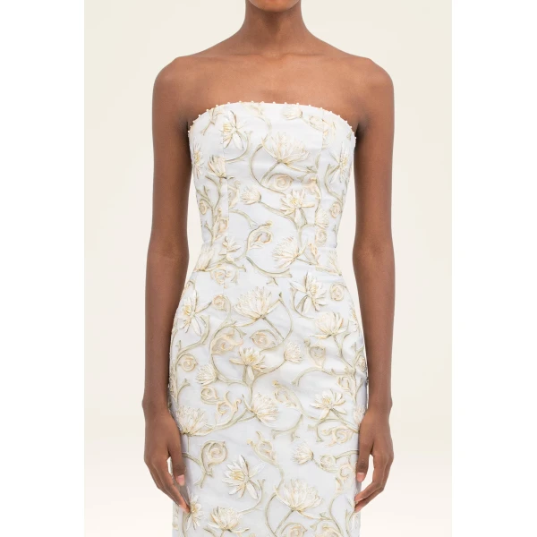 Agua by Agua Bendita Armonía Soledad Midi Dress - Agua By Agua Bendita Dresses - Artisanal Colombian Resort Wear at Luxury Shoes 