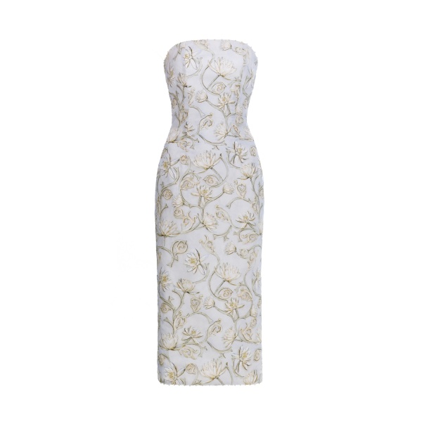 Agua by Agua Bendita Armonía Soledad Midi Dress - Agua By Agua Bendita Dresses - Artisanal Colombian Resort Wear at Luxury Shoes 