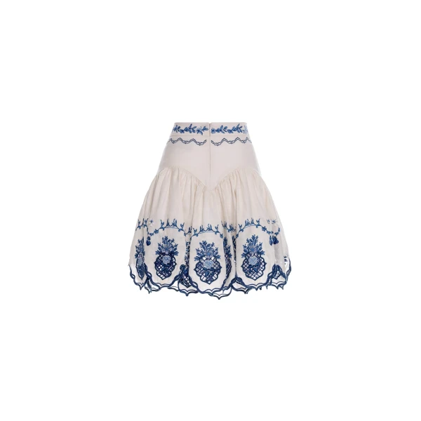 Agua by Agua Bendita Asai Wild Mini Skirt - Agua By Agua Bendita Skirts - Artisanal Colombian Resort Wear at Luxury Shoes 