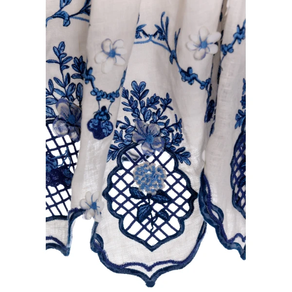 Agua by Agua Bendita Asai Wild Mini Skirt - Agua By Agua Bendita Skirts - Artisanal Colombian Resort Wear at Luxury Shoes 