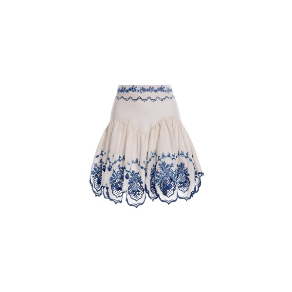 Agua by Agua Bendita Asai Wild Mini Skirt - Agua By Agua Bendita Skirts - Artisanal Colombian Resort Wear at Luxury Shoes 