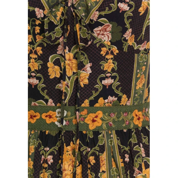 Agua by Agua Bendita Azulejo Cordillera Maxi Dress - Agua By Agua Bendita Dresses - Artisanal Colombian Resort Wear at Luxury Shoes 