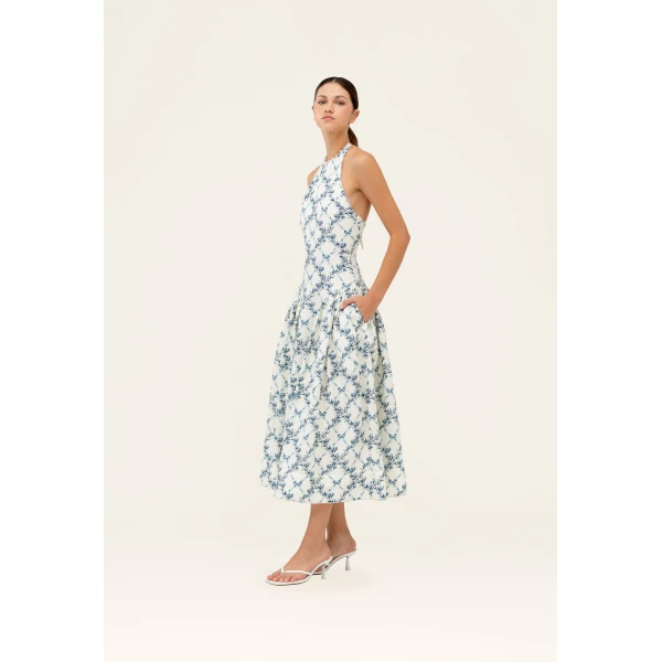 Agua by Agua Bendita Balsa Gloriosa Midi Dress - Agua By Agua Bendita Dresses - Artisanal Colombian Resort Wear at Luxury Shoes 