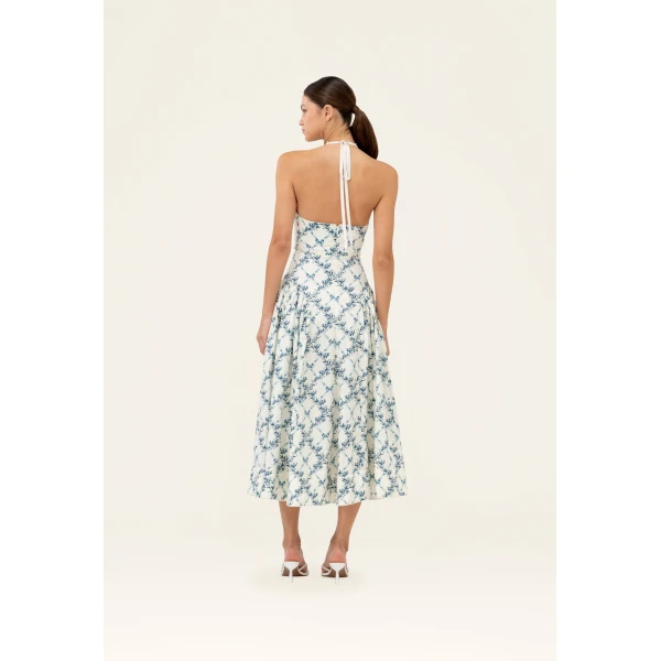 Agua by Agua Bendita Balsa Gloriosa Midi Dress - Agua By Agua Bendita Dresses - Artisanal Colombian Resort Wear at Luxury Shoes 