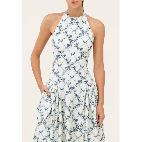 Agua by Agua Bendita Balsa Gloriosa Midi Dress - Agua By Agua Bendita Dresses - Artisanal Colombian Resort Wear at Luxury Shoes 