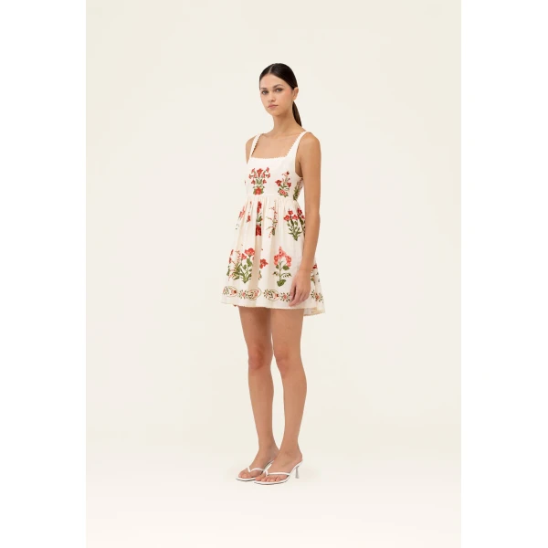 Agua by Agua Bendita Barbara Canna Mini Dress - Agua By Agua Bendita Dresses - Artisanal Colombian Resort Wear at Luxury Shoes 