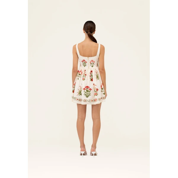Agua by Agua Bendita Barbara Canna Mini Dress - Agua By Agua Bendita Dresses - Artisanal Colombian Resort Wear at Luxury Shoes 