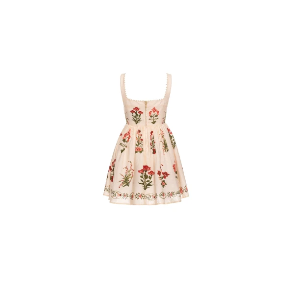 Agua by Agua Bendita Barbara Canna Mini Dress - Agua By Agua Bendita Dresses - Artisanal Colombian Resort Wear at Luxury Shoes 