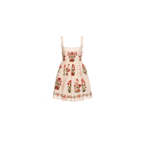 Agua by Agua Bendita Barbara Canna Mini Dress - Agua By Agua Bendita Dresses - Artisanal Colombian Resort Wear at Luxury Shoes 