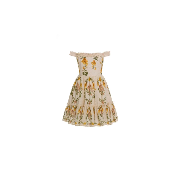 Agua by Agua Bendita Boreal Cordillera Mini Dress - Agua By Agua Bendita Dresses - Artisanal Colombian Resort Wear at Luxury Shoes 