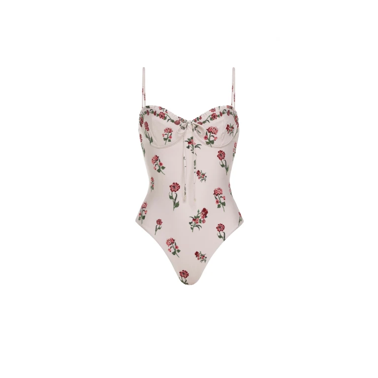 Agua by Agua Bendita Ébano Quebrada One Piece - Agua By Agua Bendita Beachwear - Artisanal Colombian Resort Wear at Luxury Shoes 