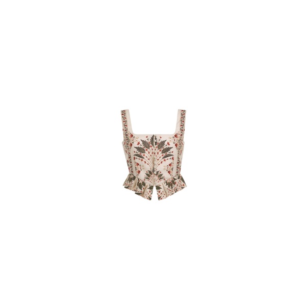Agua by Agua Bendita Eslabon Andes Cropped Top - Agua By Agua Bendita Tops - Artisanal Colombian Resort Wear at Luxury Shoes 