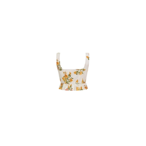 Agua by Agua Bendita Eslabon Cordillera Cropped Top - Agua By Agua Bendita Tops - Artisanal Colombian Resort Wear at Luxury Shoes 