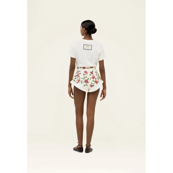 Agua by Agua Bendita Gatti Quebrada Shorts - Agua By Agua Bendita Shorts - Artisanal Colombian Resort Wear at Luxury Shoes 