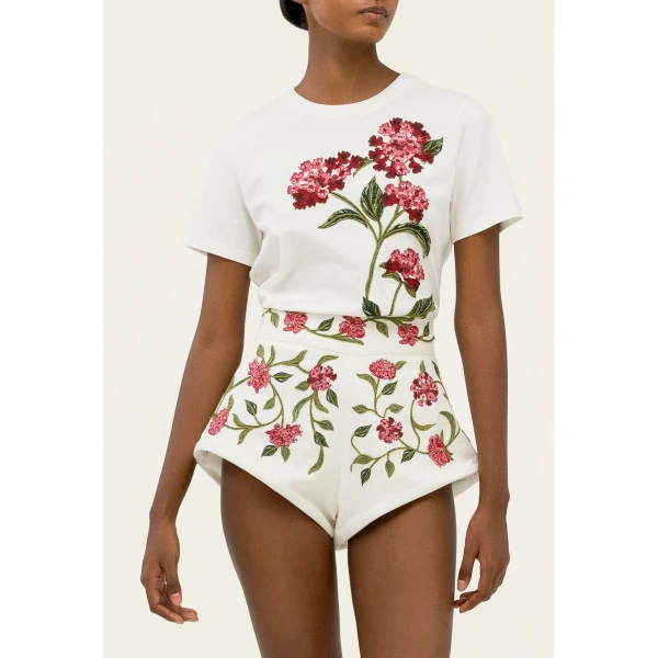 Agua by Agua Bendita Gatti Quebrada Shorts - Agua By Agua Bendita Shorts - Artisanal Colombian Resort Wear at Luxury Shoes 
