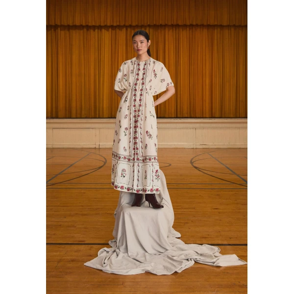 Agua by Agua Bendita Gesto Quebrada Kaftan - Agua By Agua Bendita Dresses - Artisanal Colombian Resort Wear at Luxury Shoes 