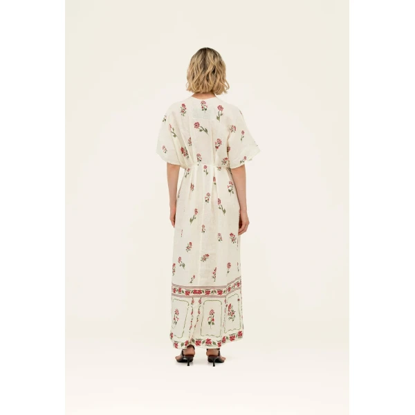 Agua by Agua Bendita Gesto Quebrada Kaftan - Agua By Agua Bendita Dresses - Artisanal Colombian Resort Wear at Luxury Shoes 
