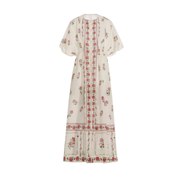 Agua by Agua Bendita Gesto Quebrada Kaftan - Agua By Agua Bendita Dresses - Artisanal Colombian Resort Wear at Luxury Shoes 