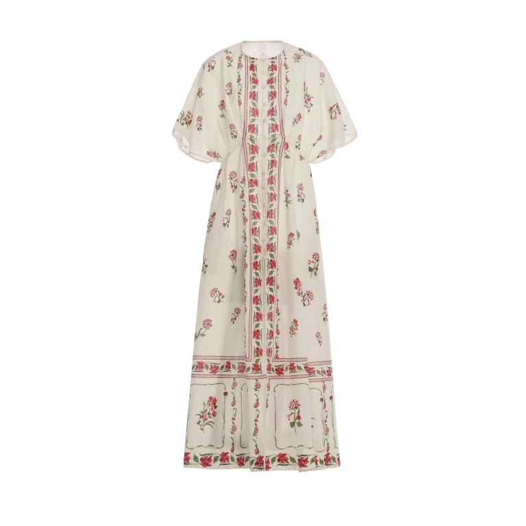 Agua by Agua Bendita Gesto Quebrada Kaftan - Agua By Agua Bendita Dresses - Artisanal Colombian Resort Wear at Luxury Shoes 