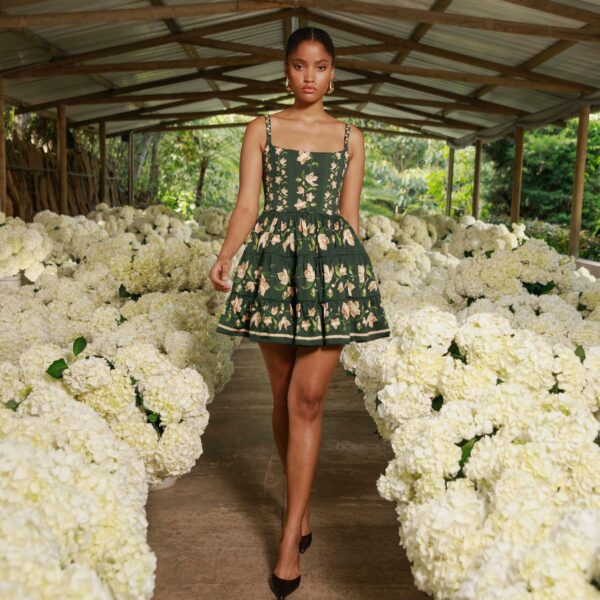Agua By Agua Bendita Granadilla Orquidea Dress, view 3