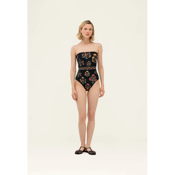 Agua by Agua Bendita Ilusion Andes One Piece - Agua By Agua Bendita Beachwear - Artisanal Colombian Resort Wear at Luxury Shoes 
