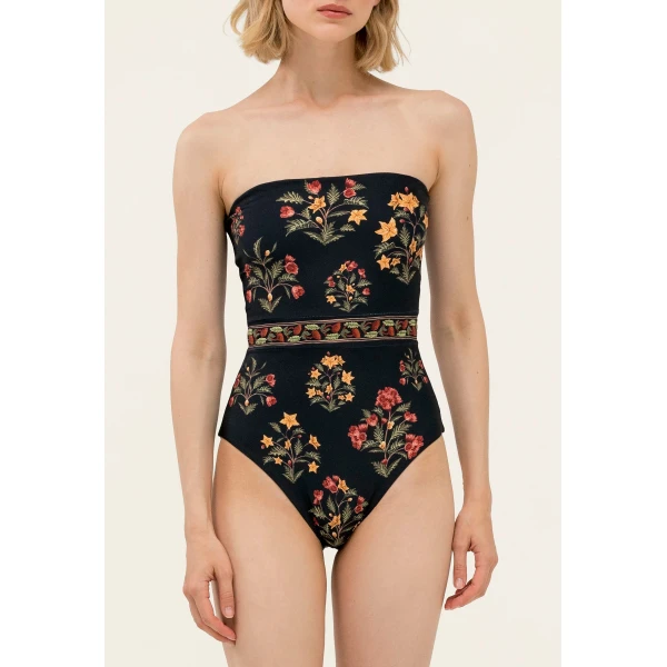 Agua by Agua Bendita Ilusion Andes One Piece - Agua By Agua Bendita Beachwear - Artisanal Colombian Resort Wear at Luxury Shoes 