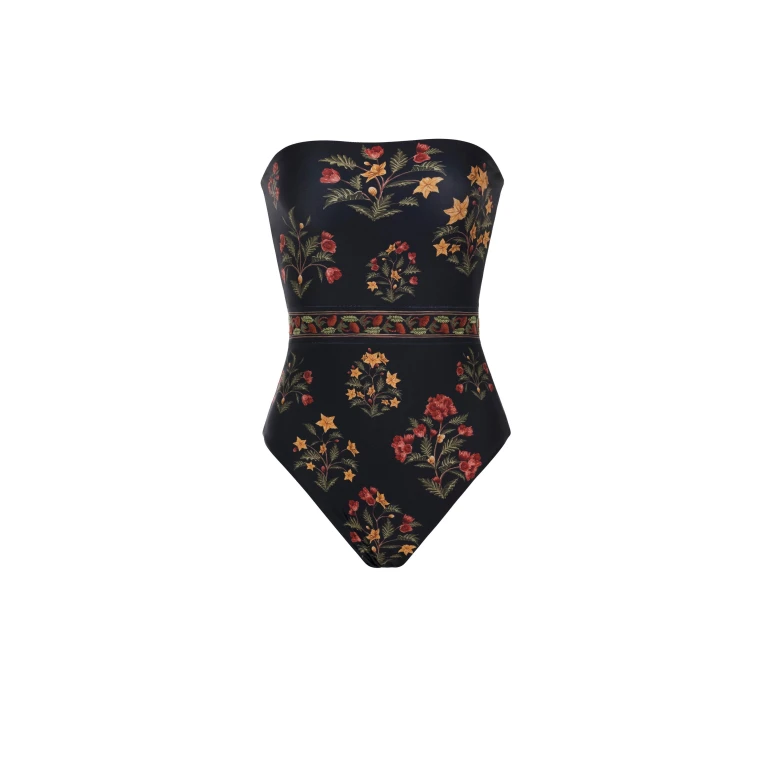 Agua by Agua Bendita Ilusion Andes One Piece - Agua By Agua Bendita Beachwear - Artisanal Colombian Resort Wear at Luxury Shoes 