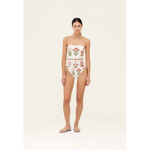 Agua by Agua Bendita Ilusion Canna One Piece - Agua By Agua Bendita Beachwear - Artisanal Colombian Resort Wear at Luxury Shoes 