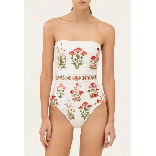 Agua by Agua Bendita Ilusion Canna One Piece - Agua By Agua Bendita Beachwear - Artisanal Colombian Resort Wear at Luxury Shoes 