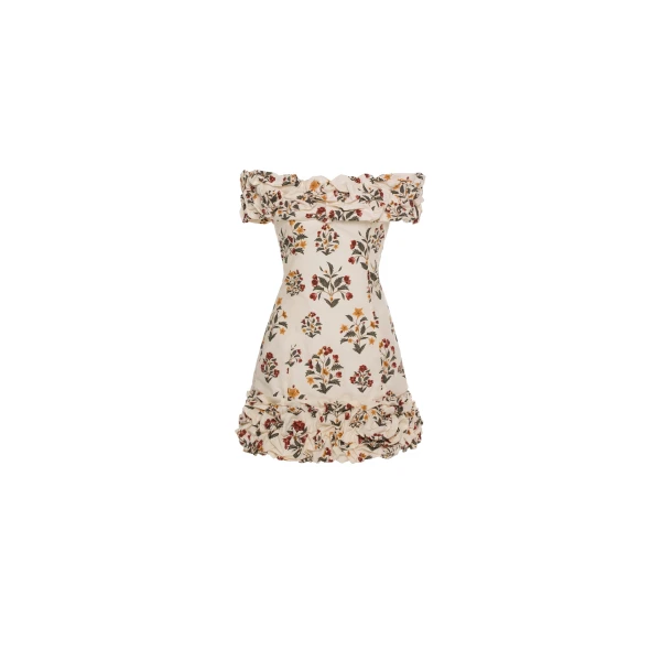 Agua by Agua Bendita Jardín Andes Mini Dress - Agua By Agua Bendita Dresses - Artisanal Colombian Resort Wear at Luxury Shoes 