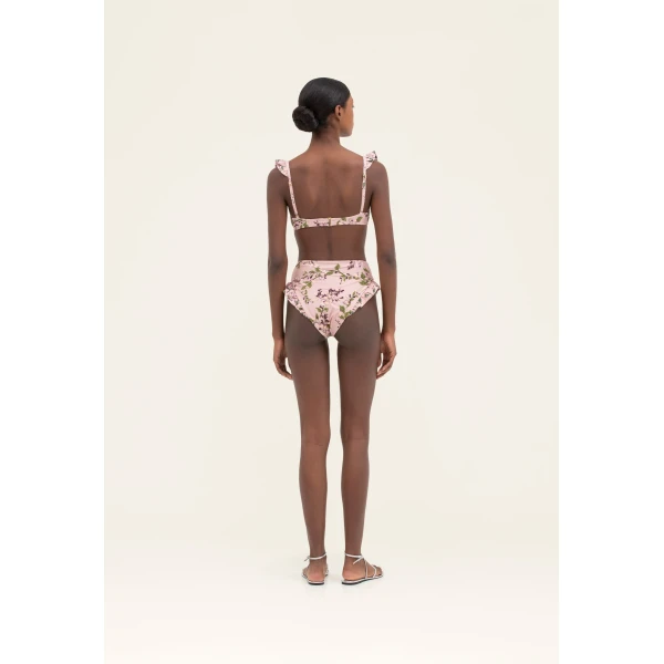 Agua by Agua Bendita Jengibre Wisteria Bikini Bottom - Agua By Agua Bendita Beachwear - Artisanal Colombian Resort Wear at Luxury Shoes 