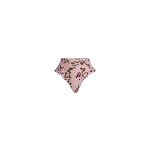 Agua by Agua Bendita Jengibre Wisteria Bikini Bottom - Agua By Agua Bendita Beachwear - Artisanal Colombian Resort Wear at Luxury Shoes 