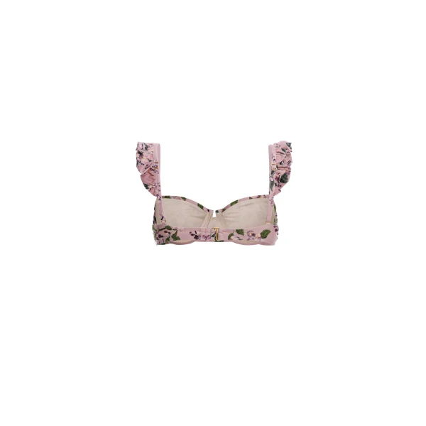 Agua by Agua Bendita Kiwi Wisteria Bikini Top - Agua By Agua Bendita Beachwear - Artisanal Colombian Resort Wear at Luxury Shoes 